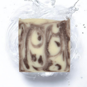 Cool Chimp Sandalwood & Bergamot soap bar — front view. No box.