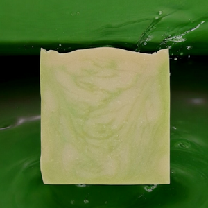 Cool Chimp Agave Lime soap bar — front view. No box.