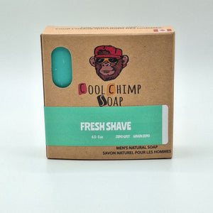 Cool Chimp Fresh Shave soap bar in box